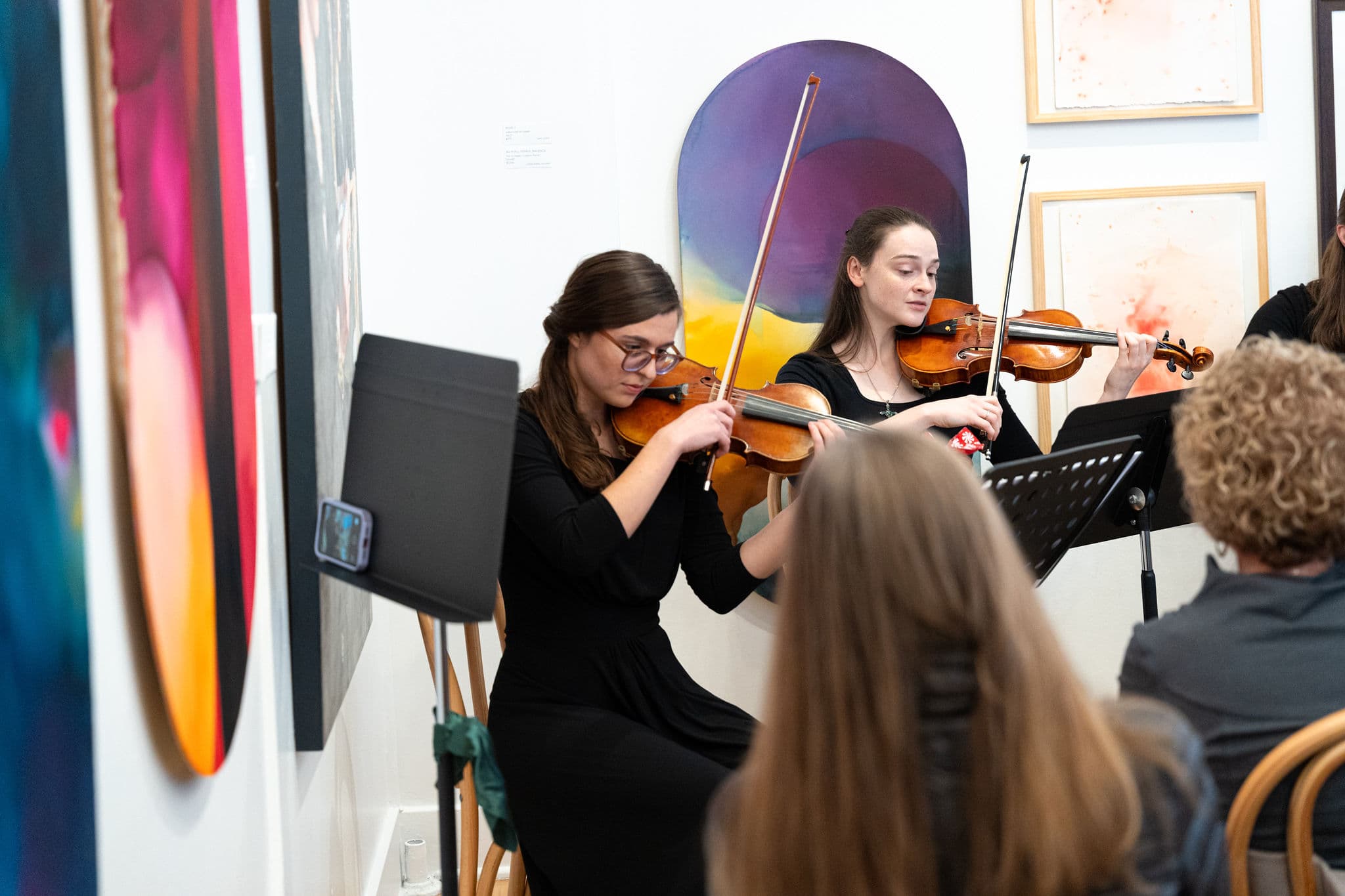 A captivating duet featuring two violins, ideal for weddings and formal events.